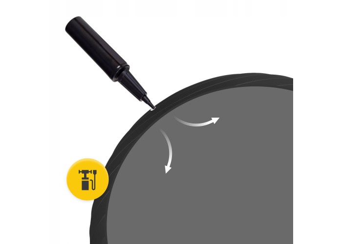 М'яч для фітнесу (фітбол) 4FIZJO 75 см Anti-Burst Black (P-5907739316370)