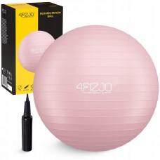 М'яч для фітнесу (фітбол) 4FIZJO 75 см Anti-Burst Pink (P-5907739317407)
