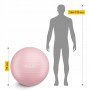 М'яч для фітнесу (фітбол) 4FIZJO 75 см Anti-Burst Pink (P-5907739317407)