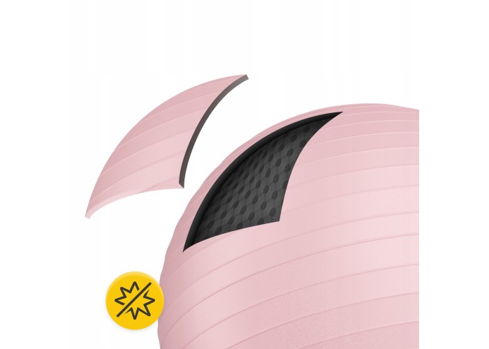 М'яч для фітнесу (фітбол) 4FIZJO 75 см Anti-Burst Pink (P-5907739317407)