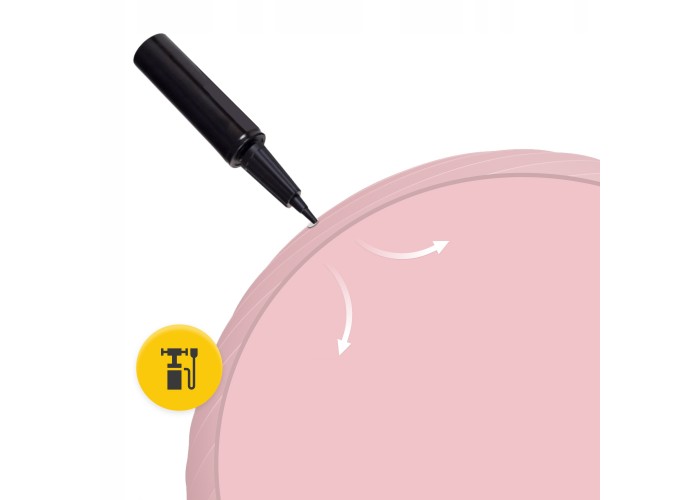 М'яч для фітнесу (фітбол) 4FIZJO 75 см Anti-Burst Pink (P-5907739317407)