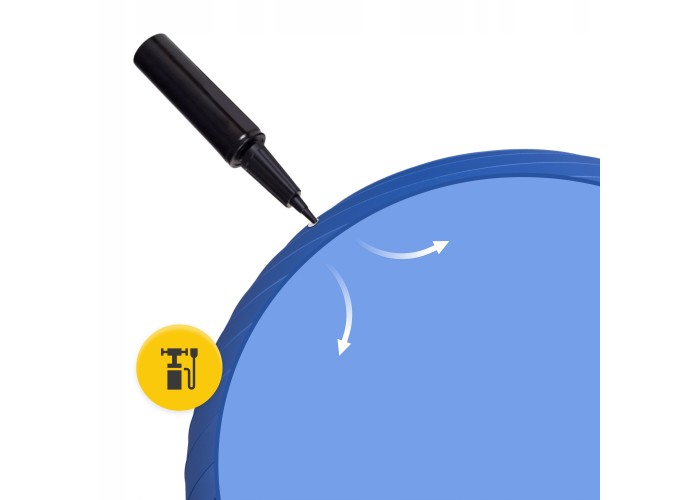 М'яч для фітнесу (фітбол) 4FIZJO 85 см Anti-Burst Blue (P-5907739316400)