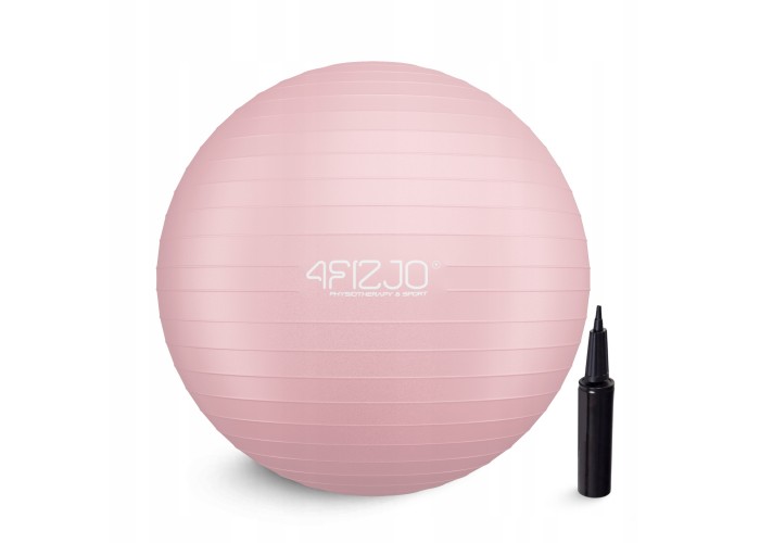 М'яч для фітнесу (фітбол) 4FIZJO 85 см Anti-Burst Pink (P-5907739317421)