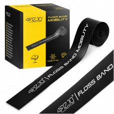 Стрічка компресійна для флосингу 4FIZJO Floss Band 207 x 5 x 0.1 см Black (P-5905973405256)