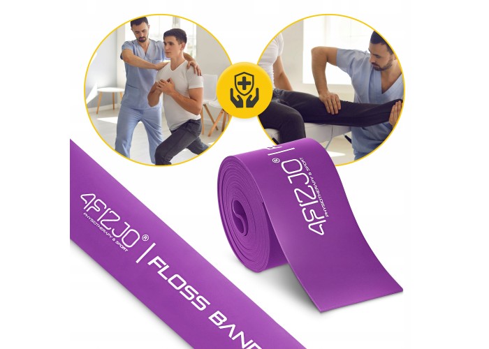 Стрічка компресійна для флосингу 4FIZJO Floss Band 207 x 5 x 0.1 см Violet (P-5905973405201)