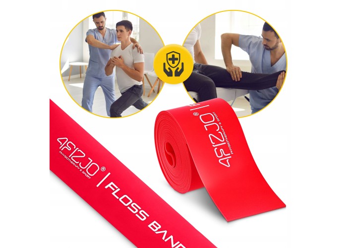 Стрічка компресійна для флосингу 4FIZJO Floss Band 207 x 5 x 0.15 см Red (P-5905973405249)