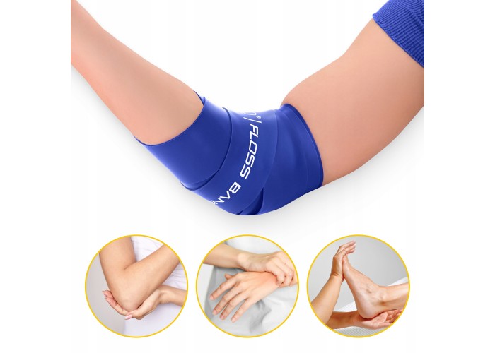 Стрічка компресійна для флосингу 4FIZJO Floss Band 207 x 5 x 0.15 см Blue (P-5905973405232)