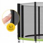 Батут із зовнішньою сіткою 4FIZJO Classic 12FT 374 см Black/Green (P-5907739312914)