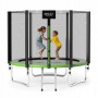 Батут із зовнішньою сіткою 4FIZJO Classic 8FT 252 см Black/Green (P-5907739314123)