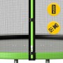 Батут із зовнішньою сіткою 4FIZJO Classic 8FT 252 см Black/Green (P-5907739314123)