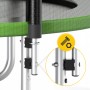 Батут із зовнішньою сіткою 4FIZJO Classic 8FT 252 см Black/Green (P-5907739314123)