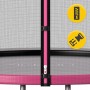 Батут із зовнішньою сіткою 4FIZJO Classic 8FT 252 см Black/Pink (P-5907739314536)