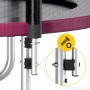 Батут із зовнішньою сіткою 4FIZJO Classic 8FT 252 см Black/Pink (P-5907739314536)