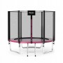 Батут із зовнішньою сіткою 4FIZJO Classic 8FT 252 см Black/Pink (P-5907739314536)