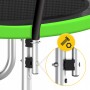 Батут із внутрішньою сіткою 4FIZJO PRO 16FT 496 см Black/Green (P-5907739319241)