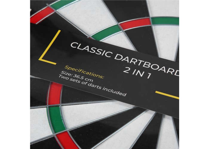 Дартс класичний Cornix Dartboard Game 2 в 1 36.5 см + 2 комплекти дротиків XR-0391