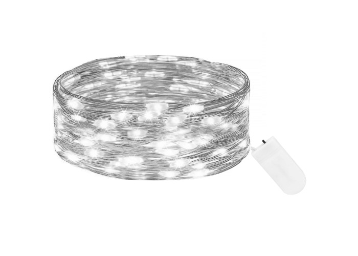 Гірлянда на батарейках Springos 1 м 10 LED CL4026 Cold White