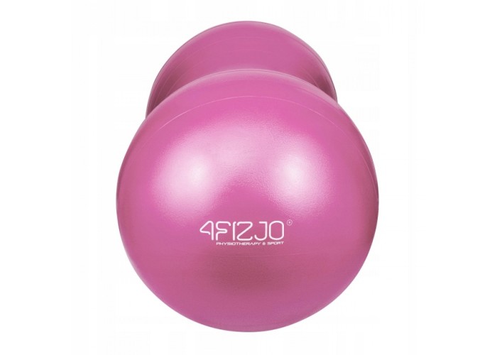 М'яч для фітнесу (арахіс) 4FIZJO Air Ball Peanut 45 x 90 см Anti-Burst Pink (P-5907739318565)