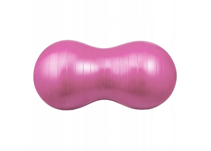 М'яч для фітнесу (арахіс) 4FIZJO Air Ball Peanut 45 x 90 см Anti-Burst Pink (P-5907739318565)