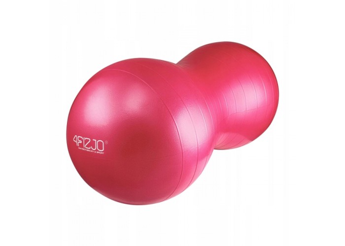 М'яч для фітнесу (арахіс) 4FIZJO Air Ball Peanut 45 x 90 см Anti-Burst Red (P-5907739318558)