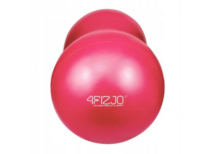 М'яч для фітнесу (арахіс) 4FIZJO Air Ball Peanut 45 x 90 см Anti-Burst Red (P-5907739318558)