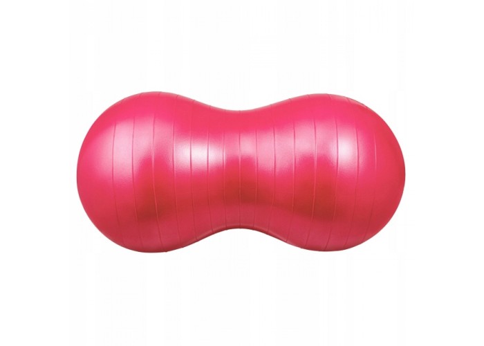 М'яч для фітнесу (арахіс) 4FIZJO Air Ball Peanut 45 x 90 см Anti-Burst Red (P-5907739318558)