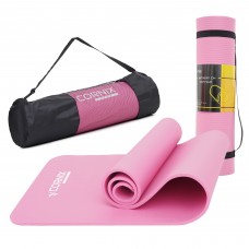 Килимок спортивний Cornix NBR 183 x 61 x 1 cм для йоги та фітнесу XR-0010 Pink