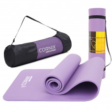 Килимок спортивний Cornix NBR 183 x 61 x 1 cм для йоги та фітнесу XR-0011 Violet