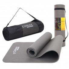 Килимок спортивний Cornix NBR 183 x 61 x 1 cм для йоги та фітнесу XR-0012 Grey