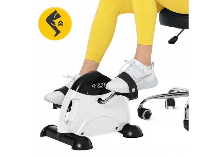 Міні велотренажер 4FIZJO Active 2 в 1 для рук та ніг White/Black (P-5905973406413)