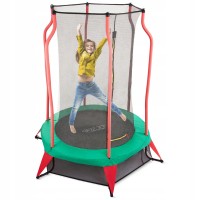 Батут дитячий для дому 4FIZJO Kids 140 см Green/Red (P-5907739319456)