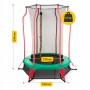 Батут дитячий для дому 4FIZJO Kids 140 см Green/Red (P-5907739319456)