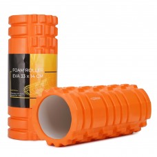 Масажний ролик Cornix EVA 33 x 14 см (валик, роллер) XR-0033 Orange