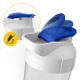Шейкер спортивний 4FIZJO Ultra 700 мл White/Blue (P-5905973407076)