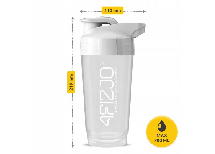 Шейкер спортивний 4FIZJO Ultra 700 мл White (P-5905973407083)