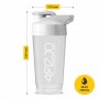 Шейкер спортивний 4FIZJO Ultra 700 мл White (P-5905973407083)