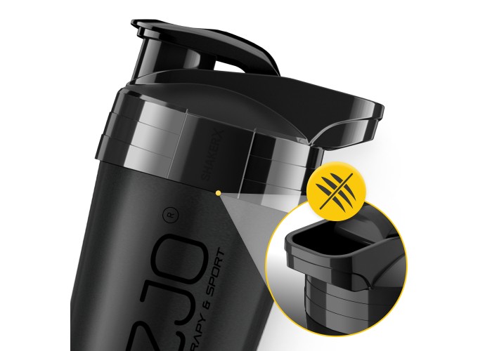 Шейкер спортивний 4FIZJO Ultra 700 мл Black (P-5905973407090)