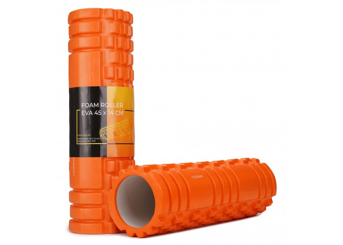 Масажний ролик Cornix EVA 45 x 14 см (валик, роллер) XR-0041 Orange