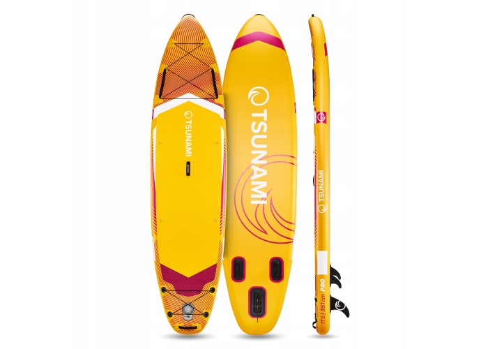 Надувна SUP дошка TSUNAMI PRO 350 см з веслом T11 (P-5905973405584)