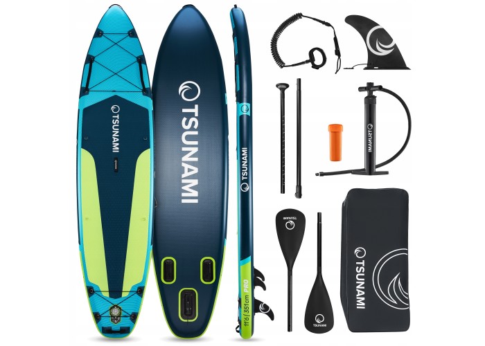 Надувна SUP дошка TSUNAMI PRO 350 см з веслом T14 (P-5905973405621)