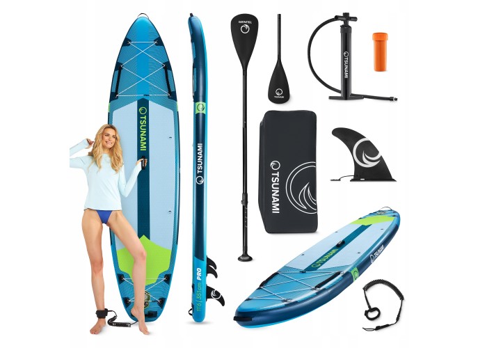 Надувна SUP дошка TSUNAMI PRO 350 см з веслом T15 (P-5905973405638)