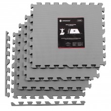 Мат-пазл (ластівчин хвіст) Springos Mat Puzzle EVA 120 x 120 x 2 cм FM0009 Black/Grey