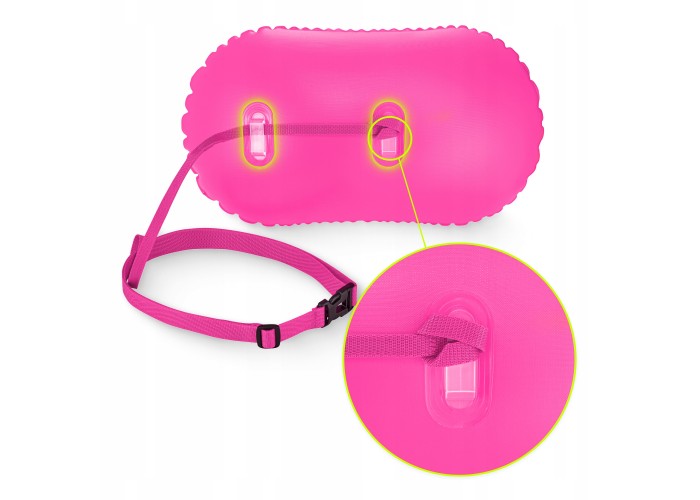 Буй для плавання TSUNAMI Basic надувний Pink (P-5907739314079)