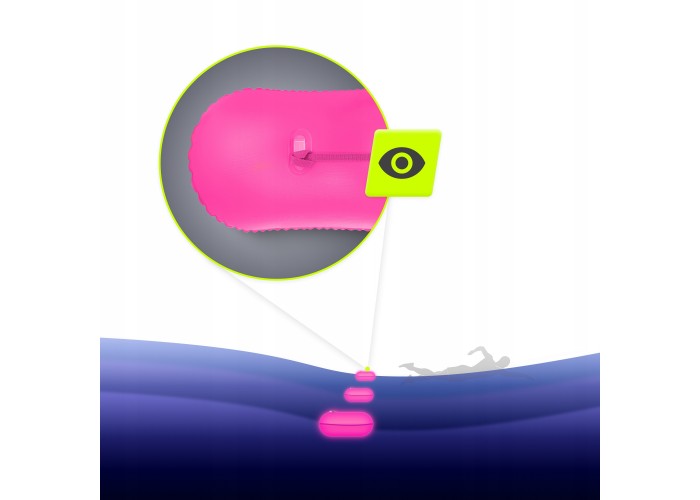 Буй для плавання TSUNAMI Basic надувний Pink (P-5907739314079)