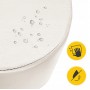 Стілець для майстра 4FIZJO Pure регульований, без спинки, на коліщатах White (P-5907739319654)