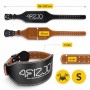 Пояс для важкої атлетики 4FIZJO шкіряний Size S Black (P-5905973404297)