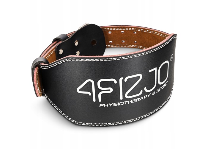 Пояс для важкої атлетики 4FIZJO шкіряний Size M Black (P-5905973404303)