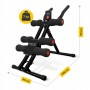 Тренажер для преса 4FIZJO Ab Fit складний, з лічильником Black (P-5905973402606)