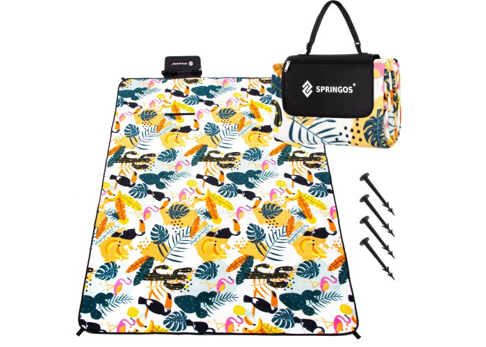 Килимок для пікніка та кемпінгу Springos 150 x 200 см складний PM042