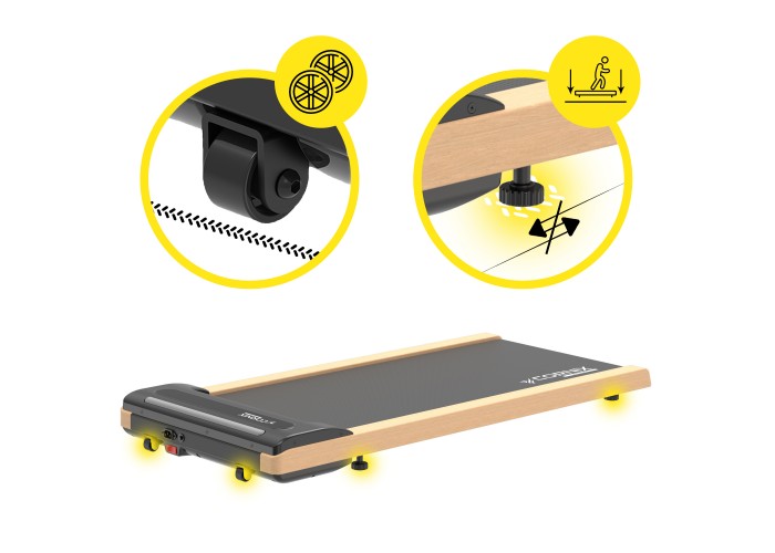 Бігова доріжка для ходьби Cornix Diana Walking Pad Oak Wood